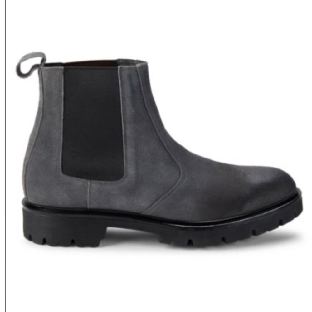 NIB Men's Good Man Brand Modern City Chelsea Boots Men's Size 8 Gray Charcoal